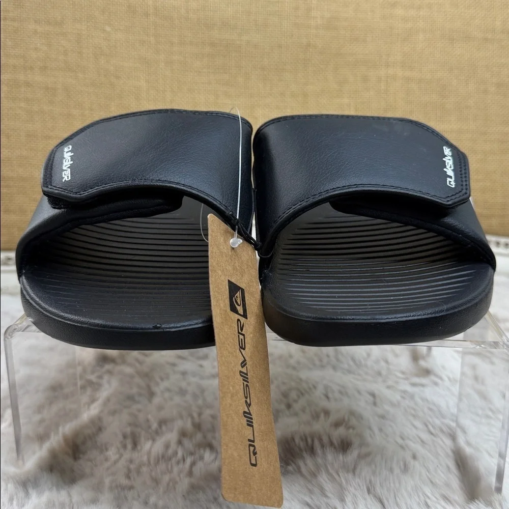 Quiksilver |  Black Coast Adjust Sandal, Size 9 NWT